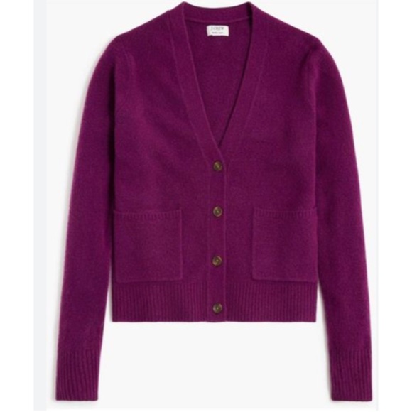 J.Crew Factory V-neck Cardigan Sweater In Extra-soft Yarn - Picture 3 of 3